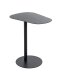 Beistelltisch >52597< in schwarz, Metall - 53x60x38cm (BxHxT)