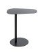 Beistelltisch >52597< in schwarz, Metall - 53x60x38cm (BxHxT)
