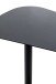 Beistelltisch >52597< in schwarz, Metall - 53x60x38cm (BxHxT)