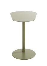 Beistelltisch >52997< in grün, Metall - 53x60x38cm (BxHxT)