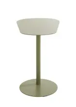 Beistelltisch >52997< in grün, Metall - 53x60x38cm (BxHxT)
