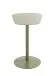 Beistelltisch >52997< in grün, Metall - 53x60x38cm (BxHxT)