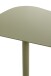 Beistelltisch >52997< in grün, Metall - 53x60x38cm (BxHxT)