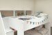 Etagenbett >Bibop 1< in Weiss / Jackson Eiche - 245x171x111cm (LxHxT)