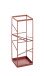 Schirmständer >19473< in rot, Metall - 17x49x17cm (BxHxT)
