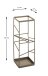 Schirmständer >19973< in grün, Metall - 17x49x17cm (BxHxT)
