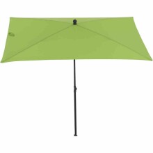 Sonnenschirm >City< in anthrazit, grün - 140x235x210 (BxHxT)