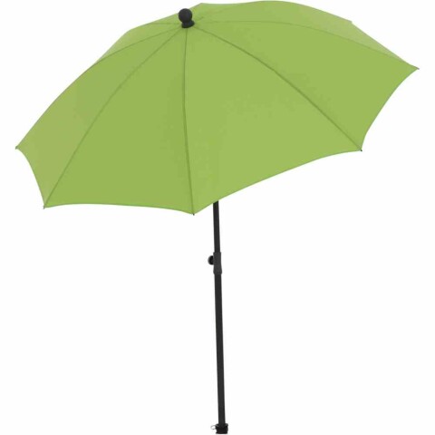 Sonnenschirm >City< in anthrazitm, grün - 180x235x180 (BxHxT)