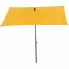 Sonnenschirm >City< in anthrazit, gelb - 140x235x210 (BxHxT)