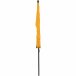Sonnenschirm >City< in anthrazit, gelb - 140x235x210 (BxHxT)