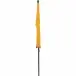 Sonnenschirm >City< in anthrazit, gelb - 140x235x210 (BxHxT)