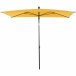 Sonnenschirm >City< in anthrazit, gelb - 140x235x210 (BxHxT)