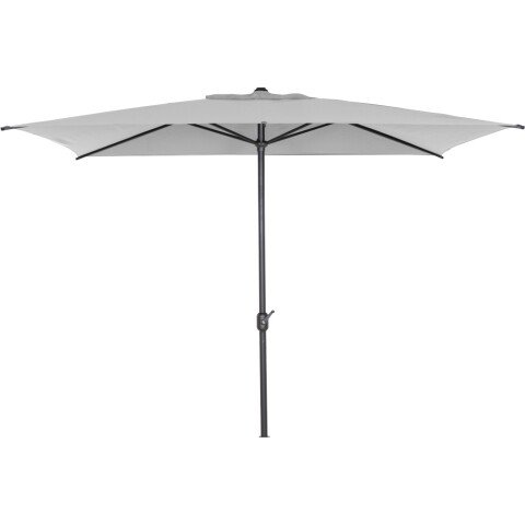Sonnenschirm >Isa< in matt anthrazit, stone - 200x255x300 (BxHxT)