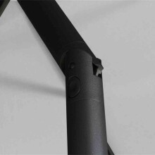 Sonnenschirm >Isa< in matt anthrazit, stone - 300x243x300 (BxHxT)