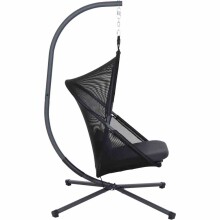 Hängesessel >YOBAYA< in anthrazit - 106x195x123 (BxHxT)