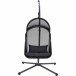 Hängesessel >YOBAYA< in anthrazit - 106x195x123 (BxHxT)