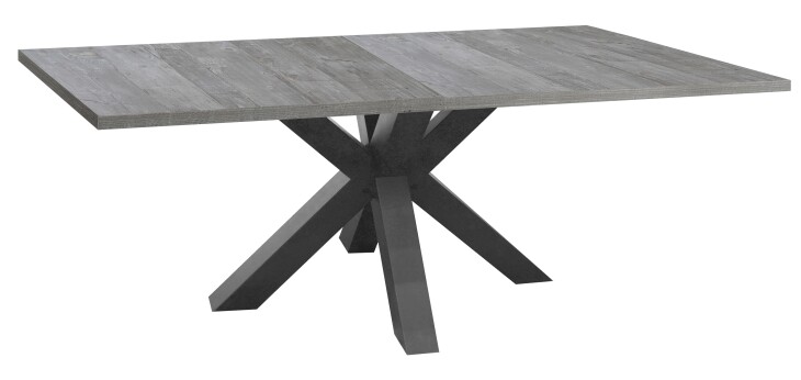 Esstisch >Big System< in graphit / beton - 200x75x100cm (BxHxT)