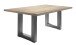 Esstisch >Big System< in graphit / eiche sägerau - 180x75x90cm (BxHxT)