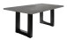 Esstisch >Big System< in schwarzstahl / graphit - 200x75x100cm (BxHxT)