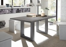 Esstisch >Big System< in graphit / graphit -...