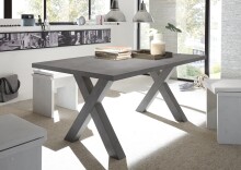 Esstisch >Big System< in graphit / graphit -...