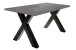 Esstisch >Big System< in schwarzstahl / graphit - 140x75x90cm (BxHxT)