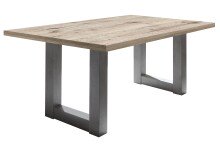 Esstisch >Big System< in graphit / sandeiche - 160x75x90cm (BxHxT)