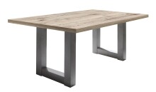 Esstisch >Big System< in graphit / sandeiche - 180x75x90cm (BxHxT)