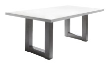 Esstisch >Big System< in graphit / weiß matt...