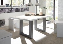 Esstisch >Big System< in graphit / weiß matt...