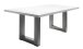 Esstisch >Big System< in graphit / weiß matt lack - 200x75x100cm (BxHxT)