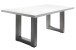 Esstisch >Big System< in graphit / weiß matt lack - 160x75x90cm (BxHxT)