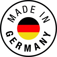 Esstisch >Big System< in schwarzstahl / weiß matt lack - 140x75x90cm (BxHxT)