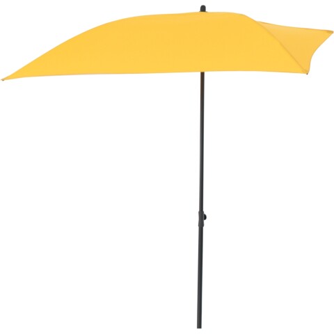 Balkonschirm >City< in anthrazit, gelb - 160x0,2x100 (BxHxT)