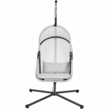 Hängesessel >YOBAYA< in anthrazit, Easy Grey - 106x195x123 (BxHxT)