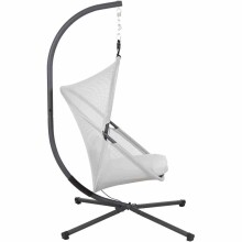 Hängesessel >YOBAYA< in anthrazit, Easy Grey - 106x195x123 (BxHxT)