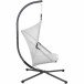 Hängesessel >YOBAYA< in anthrazit, Easy Grey - 106x195x123 (BxHxT)