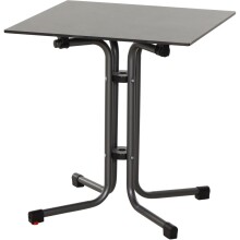 Klapptisch >Sola< in matt-anthrazit, dark stone -...