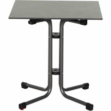 Klapptisch >Sola< in matt-anthrazit, dark stone - 65x71x65 (BxHxT)