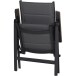 Klappstuhl >Tesoro< in matt anthrazit, royal grau - 68x110x59 (BxHxT)