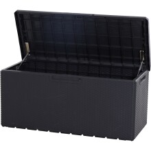 Kissenbox >Portonovo< in anthrazit - 123,7x58,7x54,5 (BxHxT)