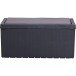 Kissenbox >Portonovo< in anthrazit - 123,7x58,7x54,5 (BxHxT)