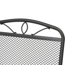 Klappstuhl >Elda< in matt-anthrazit, Stahl pulverbeschichtet - 60x103x65 (BxHxT)