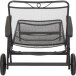 Rollliege >Elda< in matt-anthrazit, Stahl pulverbeschichtet - 195x57x82 (BxHxT)