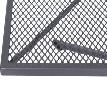 Gartentisch >Elda< in anthrazit, Stahl pulverbeschichtet - 80x71x80cm (BxHxT)