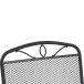 Stapelstuhl >Elda< in matt-anthrazit, Stahl pulverbeschichtet - 75x94x57 (BxHxT)