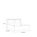 Bett >Kaszimiro< in Waterford Eiche / Schwarz - 169,4x108,7x208,3cm (BxHxT)