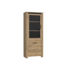 Hochschrank >San Cayetano < in Mauvella Eiche/ Cabezone Eiche