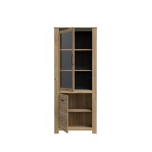 Hochschrank >San Cayetano < in Mauvella Eiche/ Cabezone Eiche