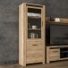 Hochschrank >San Cayetano < in Mauvella Eiche/ Cabezone Eiche